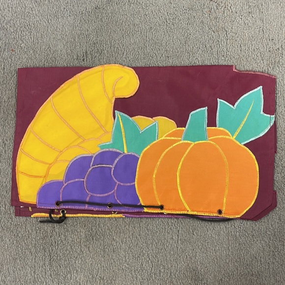 FALL Cornucopia Pumpkin Mailbox Wrap Cover - Picture 2 of 7